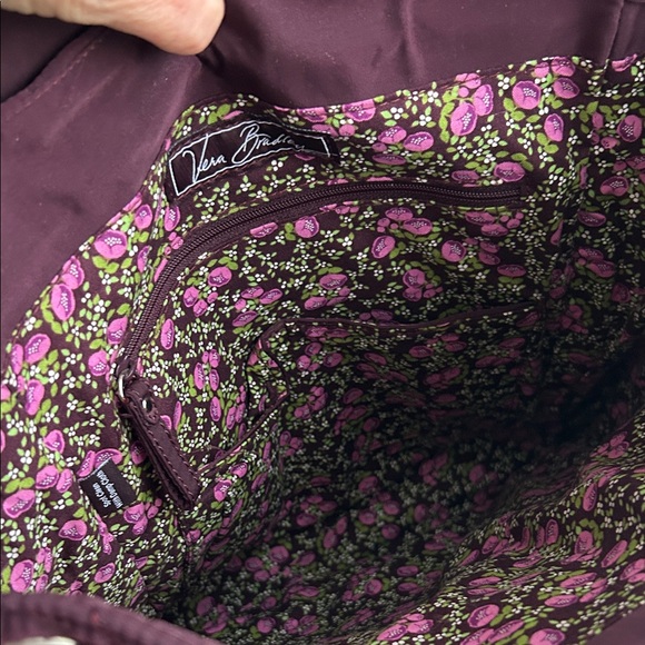 Vera Bradley Burgundy Quilted Backpack - Picture 4 of 8